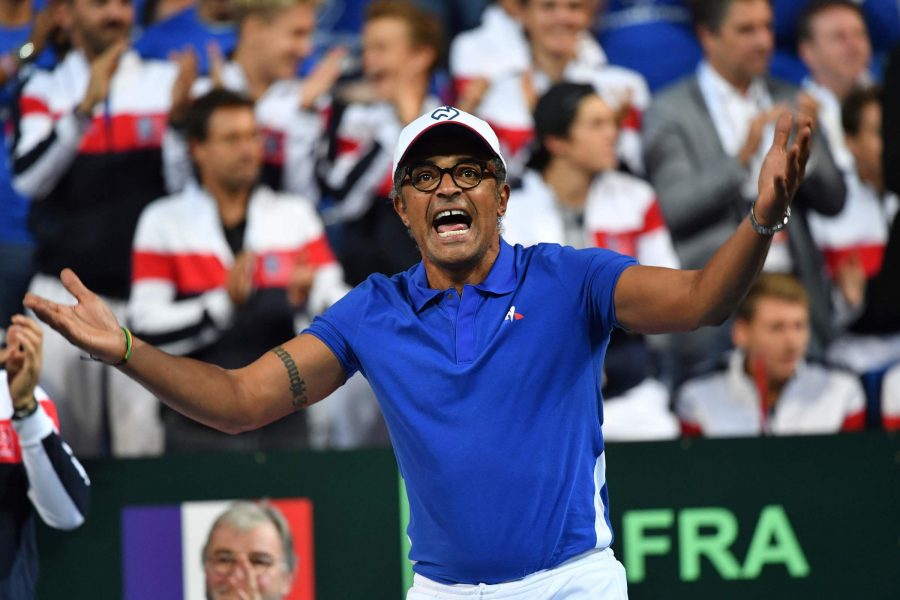 Yannick Noah (Photo by Philippe HUGUEN / AFP)