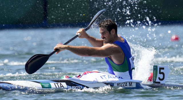 Canoa velocità, Manfredi Rizza fantastico argento nel K1 ...