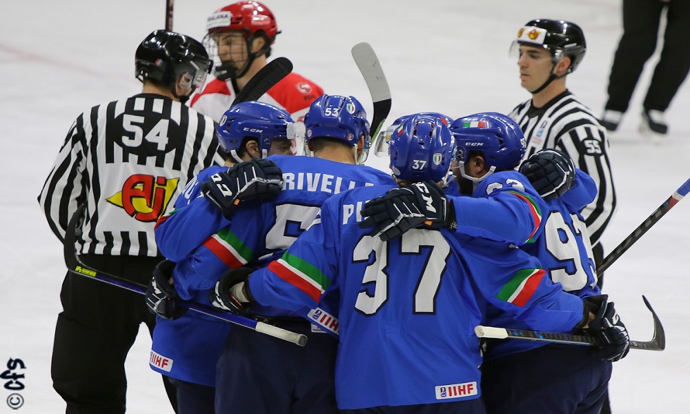 Hockey ghiaccio: l’Itala si impone 3-2 nella seconda amichevole contro la Francia