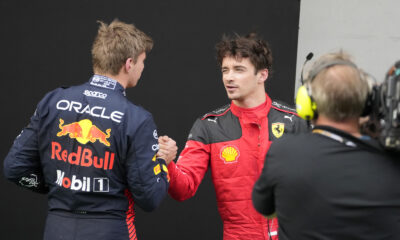 Charles Leclerc e Max Verstappen