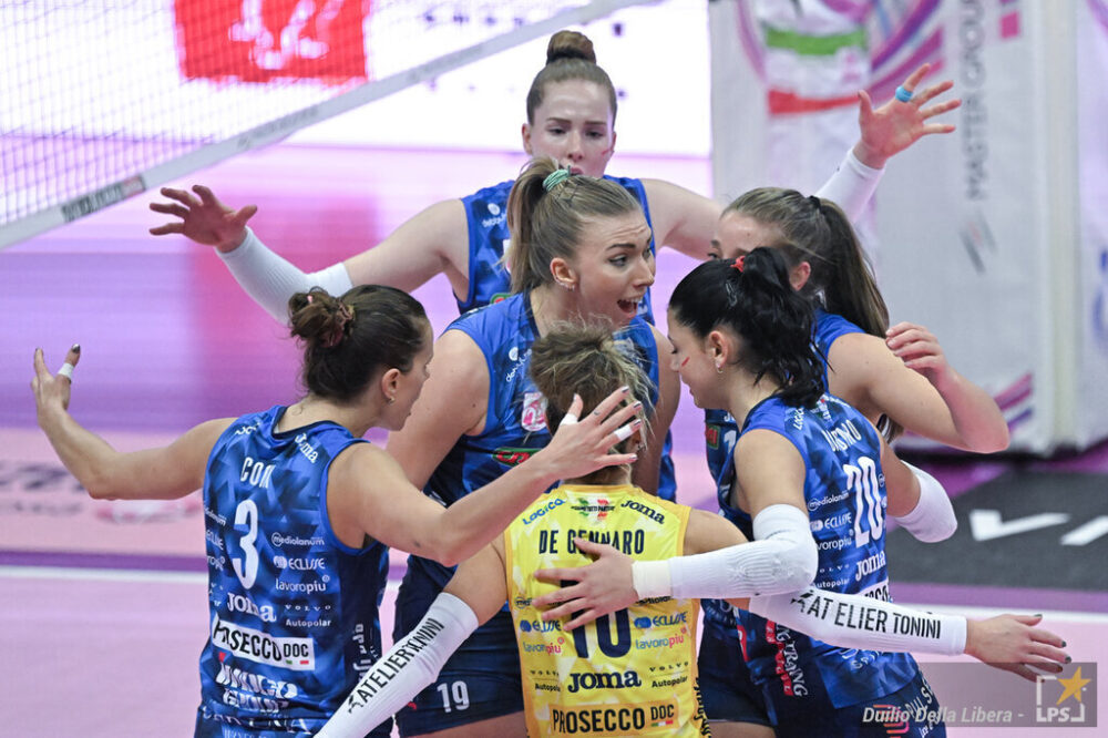 Volley femminile, Conegliano si salva al tie-break! Haak straripante, Milano può avvicinarsi. Ok Novara e Firenze