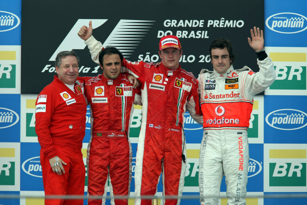 Todt, Massa, Raikkonen, Alonso