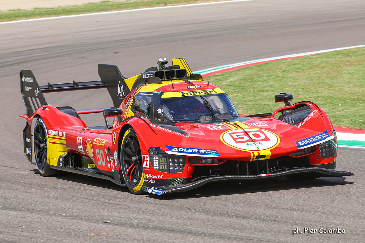 WEC, Ferrari #50 resta in controllo a Imola. Nel pomeriggio le qualifiche