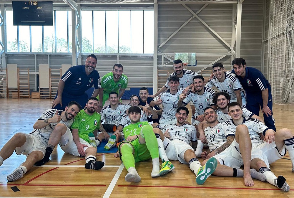 Calcio a 5, Italia vittoriosa anche contro la Bosnia nel Futsal Week a Porec