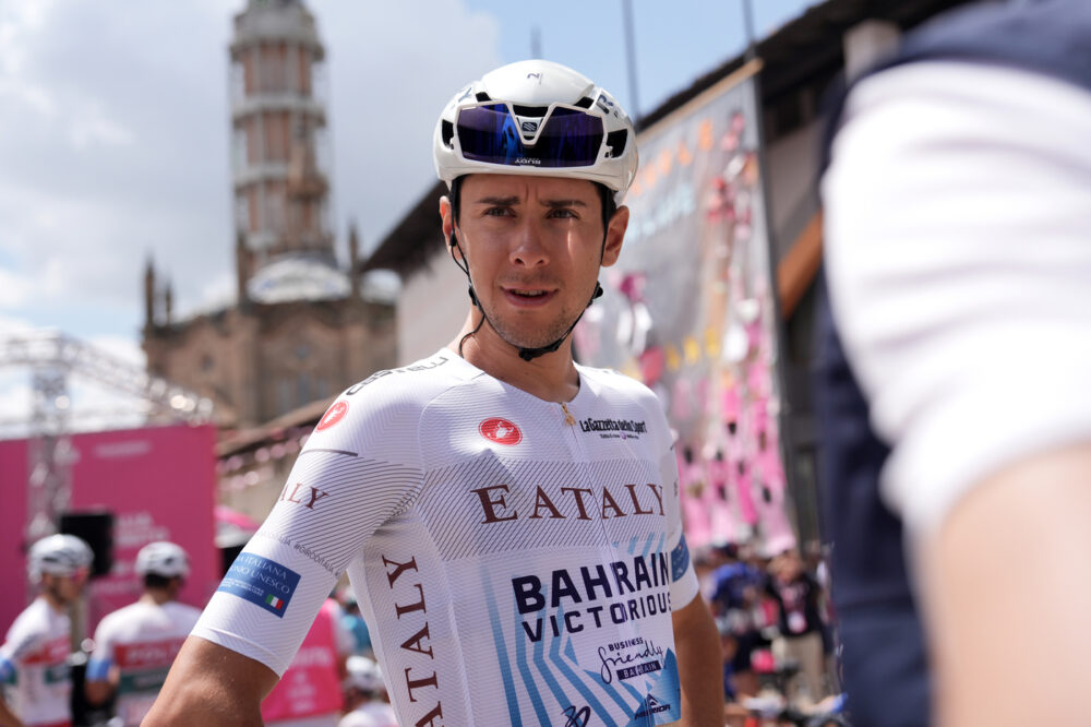 Giro d’Italia 2024, Tiberi in maglia bianca: “Voglio tornare a far divertire gli italiani. E a Oropa…”