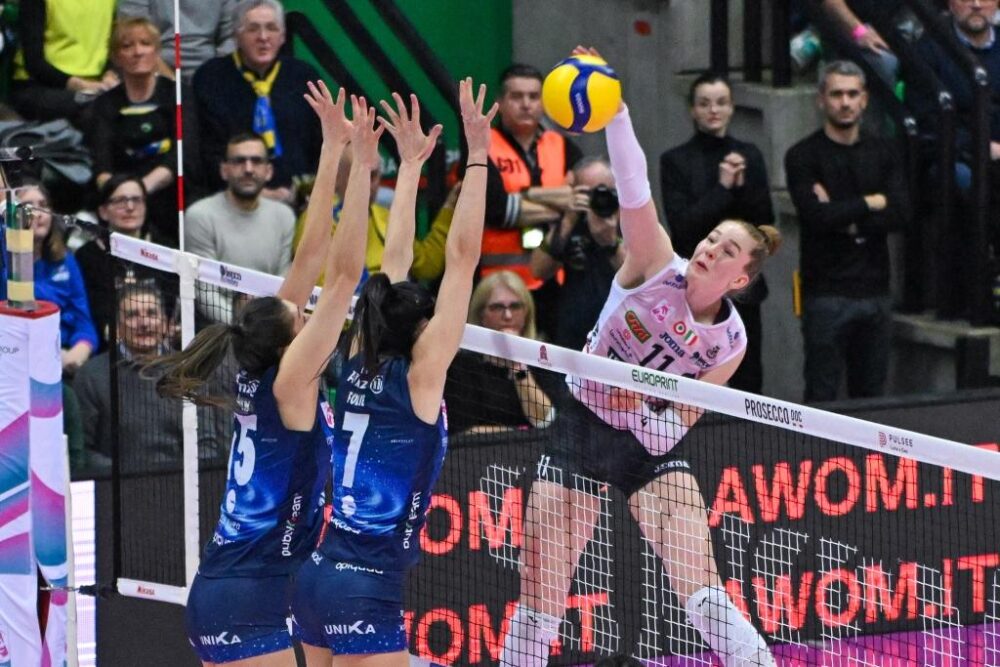 Dove vedere in tv Conegliano Vallefoglia oggi, A1 volley femminile 2025: programma, canale, streaming