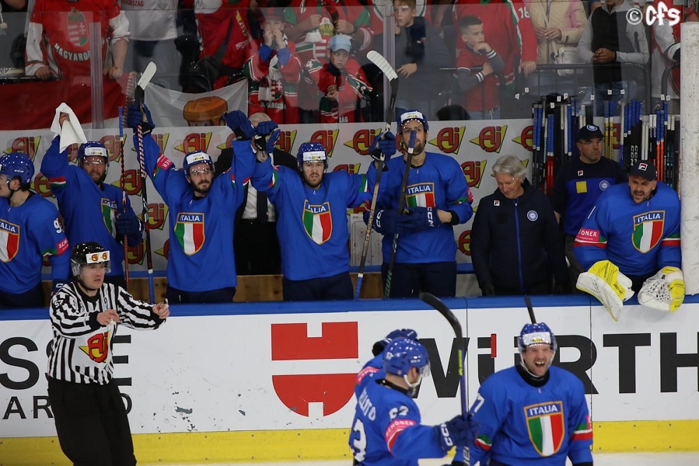 Hockey ghiaccio: l’Italia inizia il torneo Tamás Sárközy Memorial con una vittoria sulla Slovenia