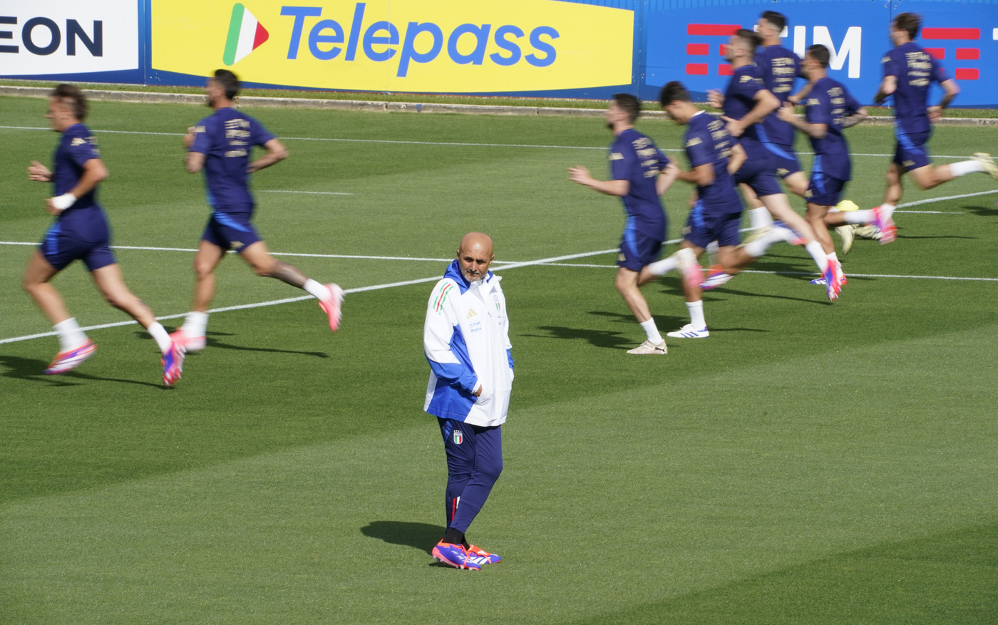 Allenamento Italia calcio