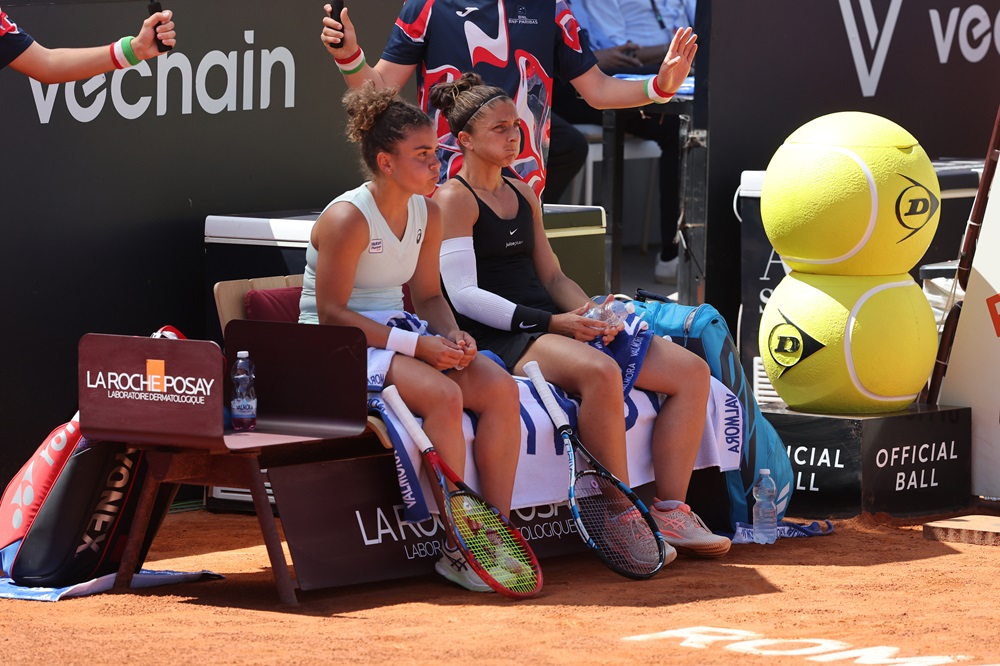 Jasmine Paolini e Sara Errani