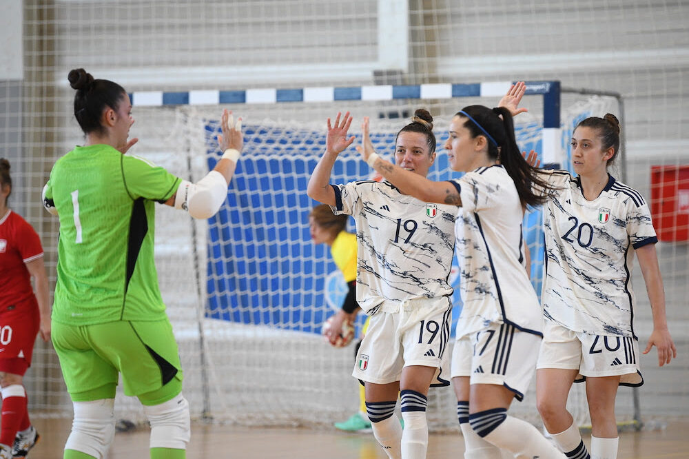 Calcio a 5: l’Italia femminile vince la Futsal Week di Porec