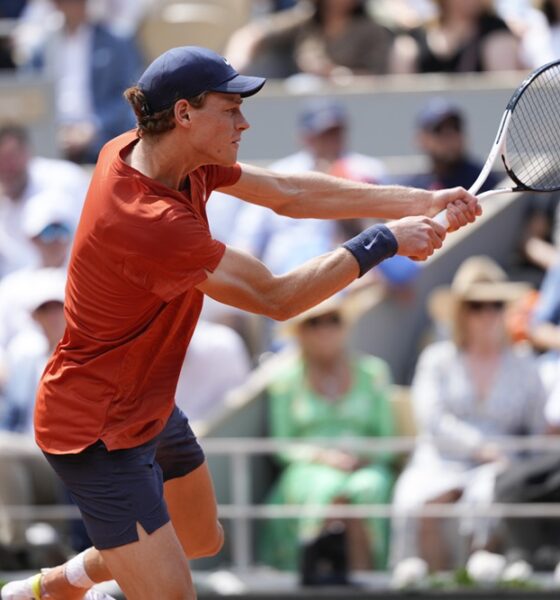 tennis-jannik sinner-roland garros 2024-lapresse