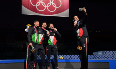 Italia podio Olimpico