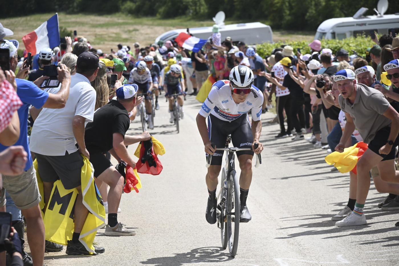 Tour de France 2024, Remco Evenepoel: “Sapevo che Pogacar avrebbe attaccato, ma sono riuscito a stare con lui”