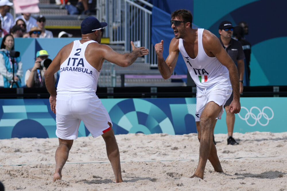 Beach volley, Carambula e Ranghieri: “La nostra vittoria è una sorpresa, ma siamo stati bravi”