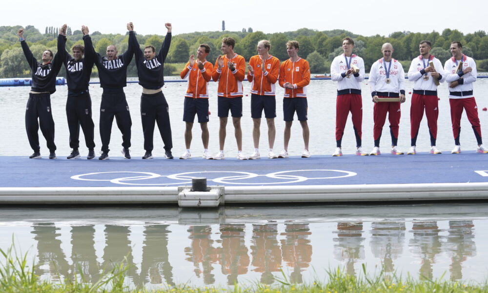 Luca Rambaldi, Andrea Panizza, Luca Chiumento e Giacomo Gentili