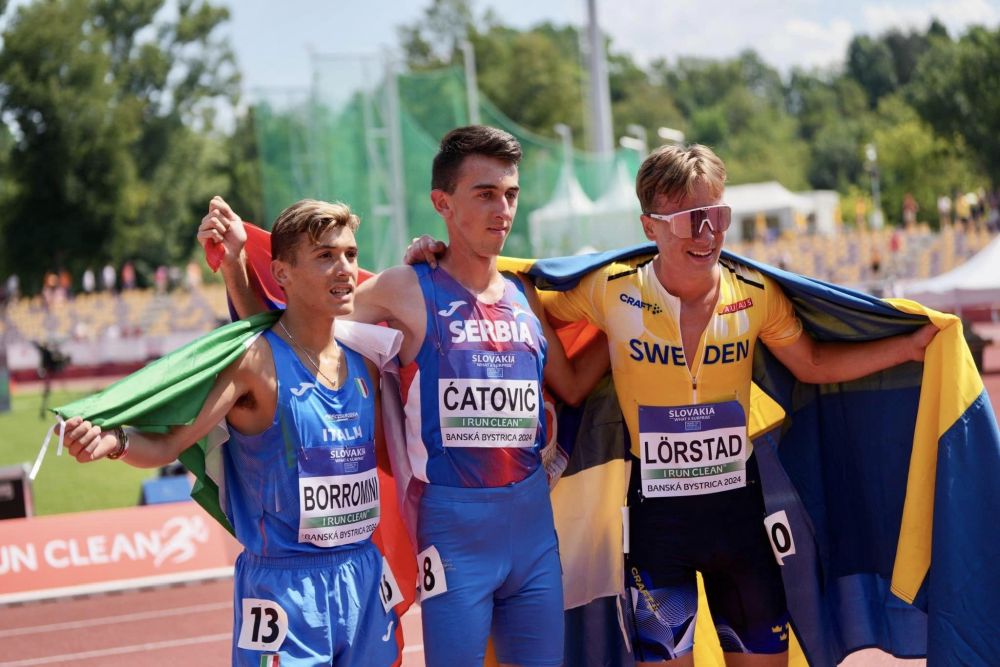 Atletica, Borromini d’argento nei 3000 metri agli Europei U18. Italia ancora in vetta al medagliere