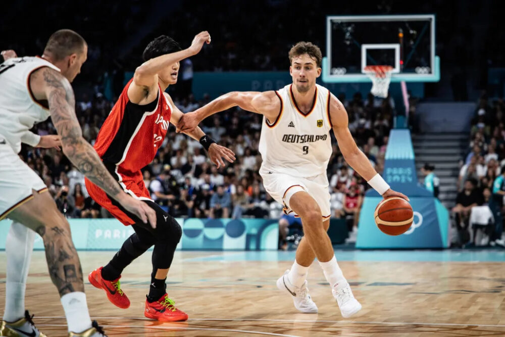 Basket, la Germania batte nettamente il Giappone nel debutto alle Olimpiadi. 22 punti di Franz Wagner e 18 di Theis per i tedeschi