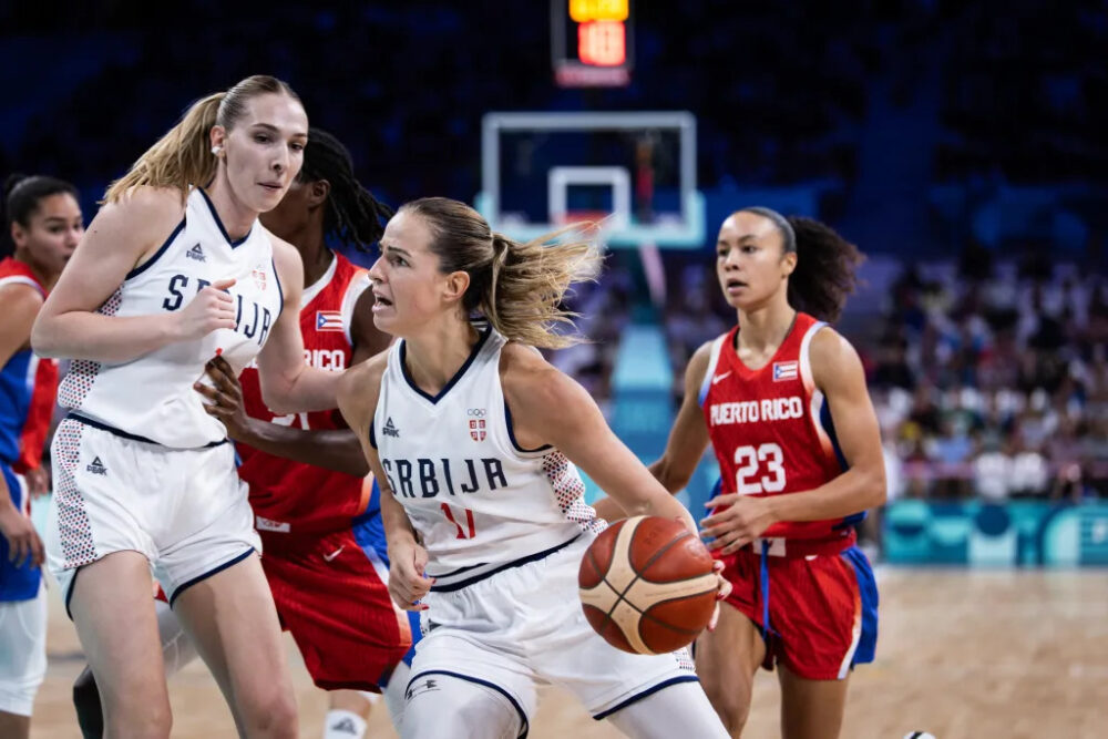 Basket femminile, la Serbia soffre nel finale ma batte Porto Rico alle Olimpiadi