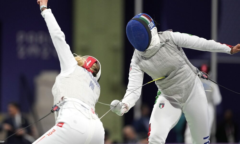 scherma-alice volpi-olimpiadi-lapresse