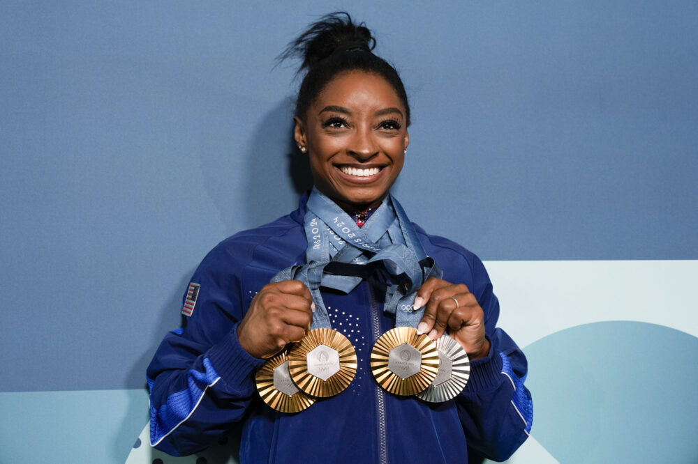 Simone Biles esalta la ginnastica italiana: “D’Amato ed Esposito saranno un esempio per le giovani”