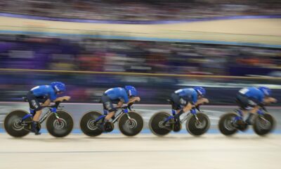 Ciclismo su pista quartetto femminile