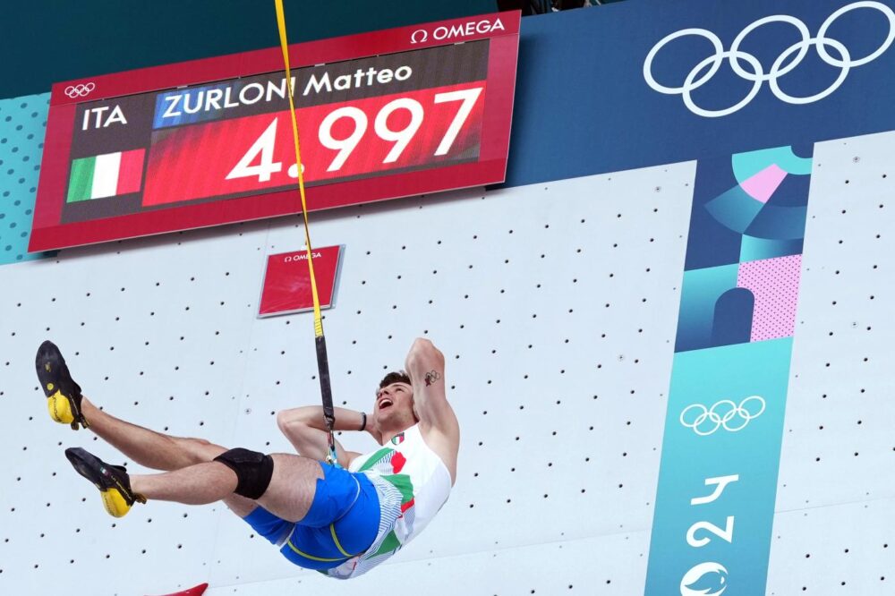 Arrampicata sportiva, Matteo Zurloni eliminato per due millesimi alle Olimpiadi. Il record del mondo non vale l’oro