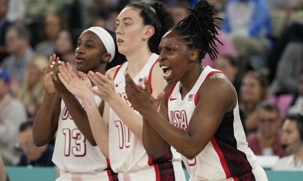 Jackie Young, Breanna Stewart, Chelsea Gray