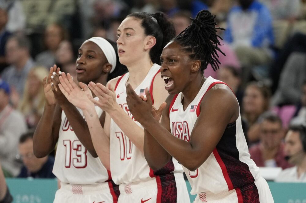 Jackie Young, Breanna Stewart, Chelsea Gray