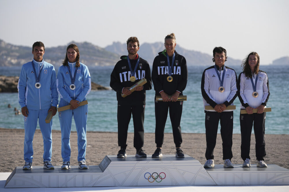 VIDEO Tita/Banti campioni olimpici: la premiazione e l’Inno di Mameli