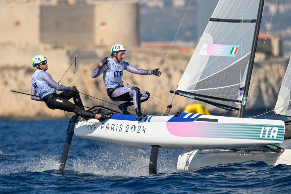 Vela, Tita/Banti si difendono con vento leggero e allungano a +14 sugli inseguitori nel Nacra 17 alle Olimpiadi