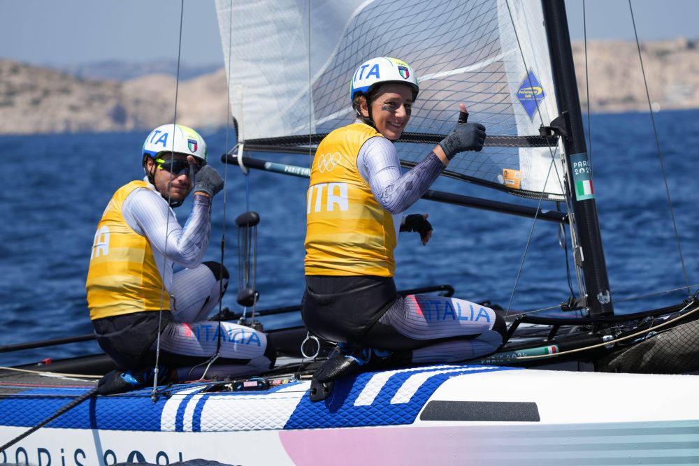 Vela, Tita/Banti reagiscono da campioni e si presentano in Medal Race con un margine importante nei Nacra17