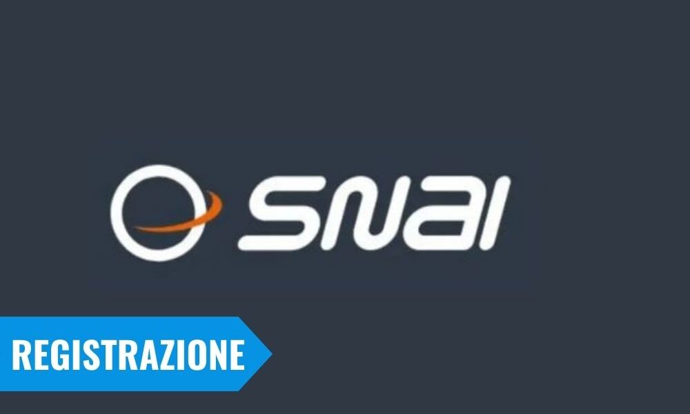 snai registrazione conto gioco