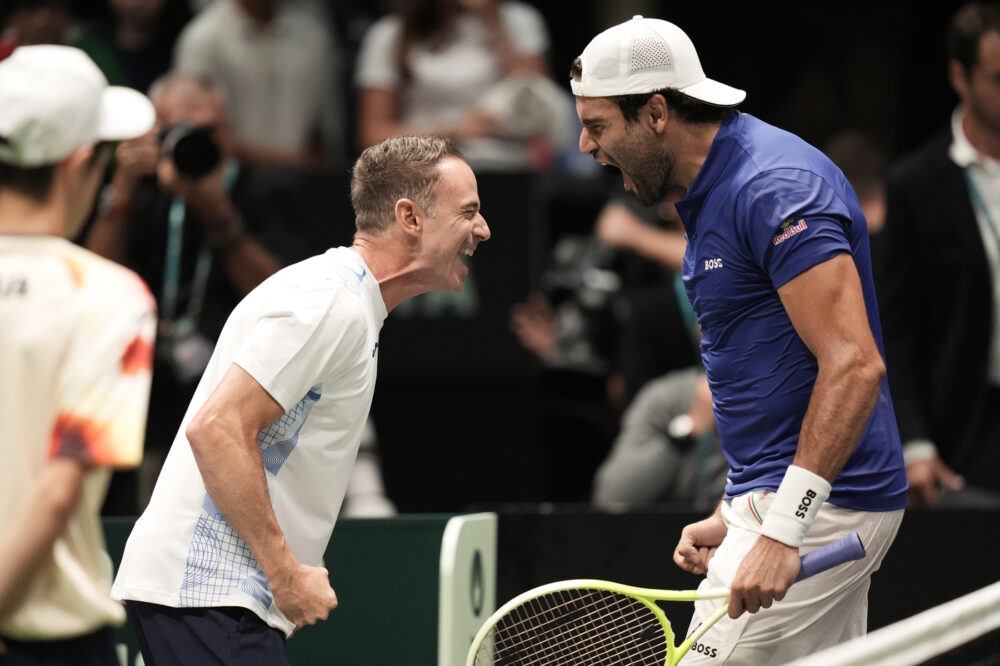 Filippo Volandri e Matteo Berrettini