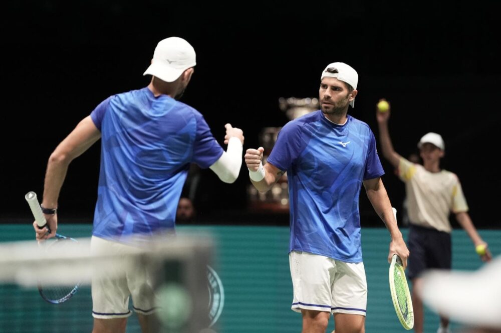 Italia, è vittoria! Bolelli e Vavassori portano il punto decisivo in Coppa Davis contro il Belgio, Gillé e Vliegen battuti