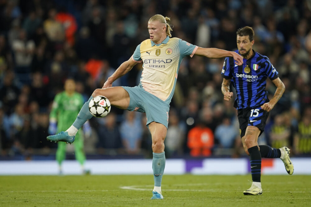 L’Inter blocca il Manchester City sullo 0 0 in Champions League. Pareggia anche il Bologna