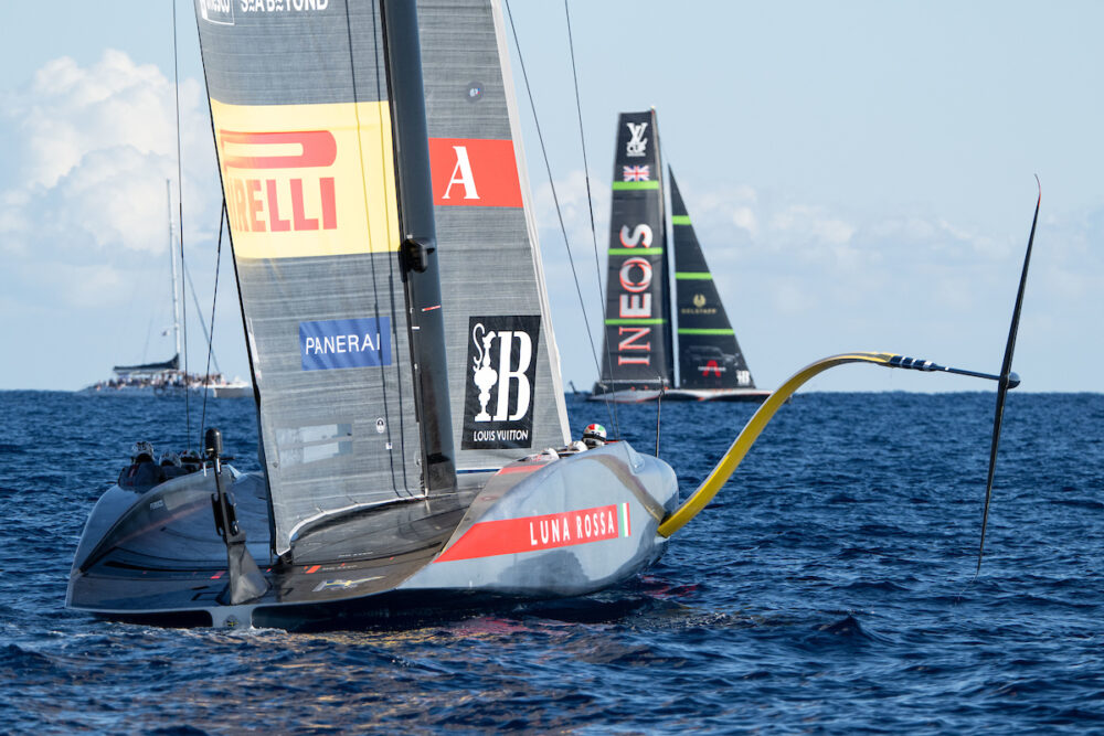 Luna Rossa Ineos pareggiano! Ben Ainslie era nettamente avanti, poi la regata non si conclude