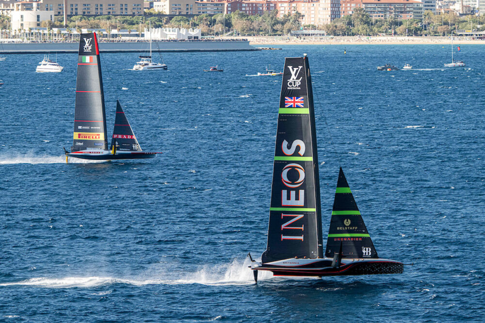 Luna Rossa sfonda i 102 km/h di velocità massima! Ma Ineos è leggermente meglio con la VGM