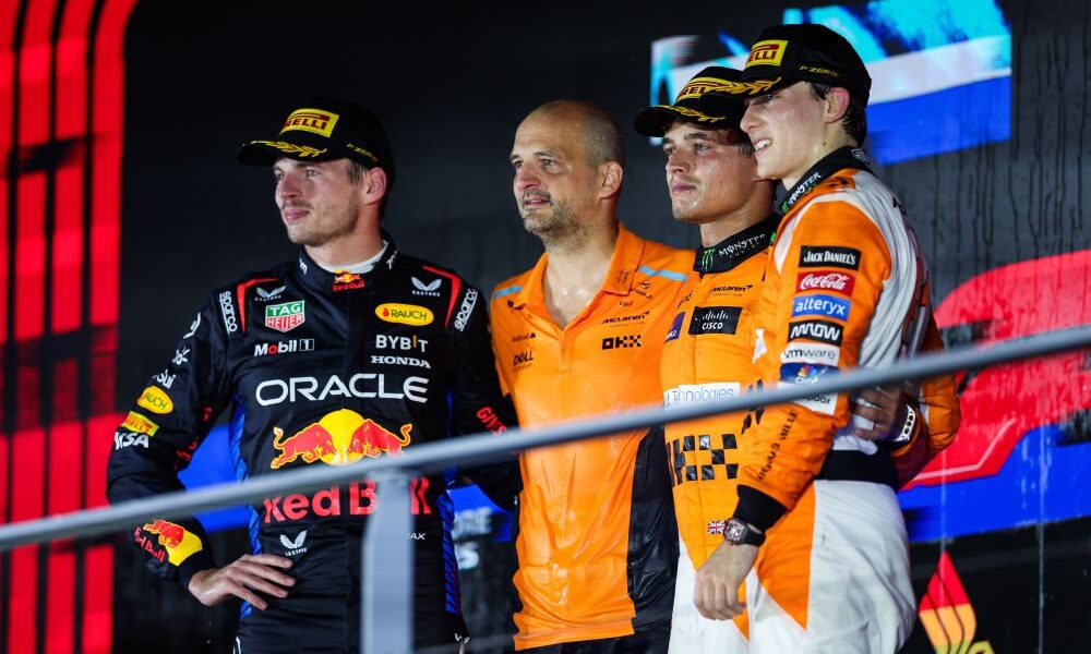 Norris, Verstappen, Piastri