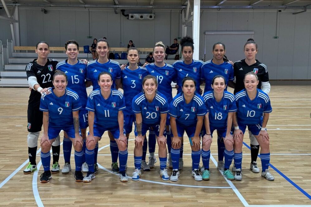 Calcio a 5: l’Italia femminile dilaga nel secondo test. Slovacchia battuta 10 0 in trasferta