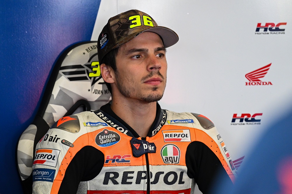 MotoGP, Joan Mir non gira a Misano: lo spagnolo rischia di saltare l’intero weekend