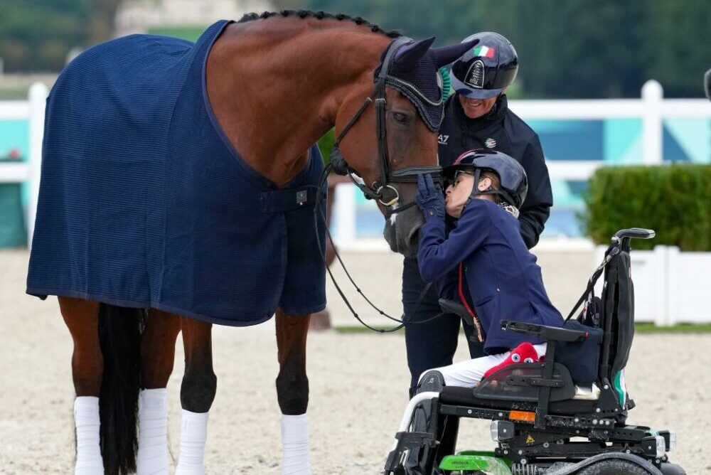 Equitazione, Sara Morganti su Mariebelle conquista l’argento nel freestyle individuale del dressage alle Paralimpiadi!