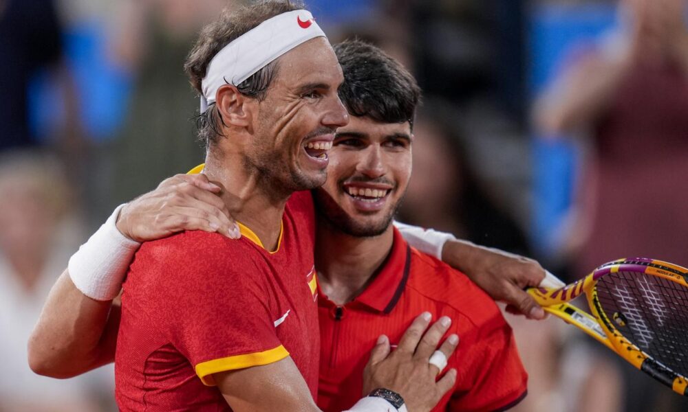 Rafael Nadal e Carlos Alcaraz