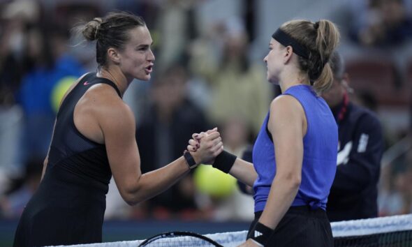 Aryna Sabalenka e Karolína Muchová