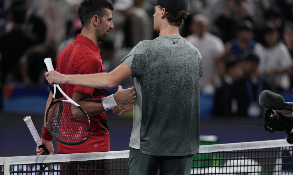 Jannik Sinner e Novak Djokovic