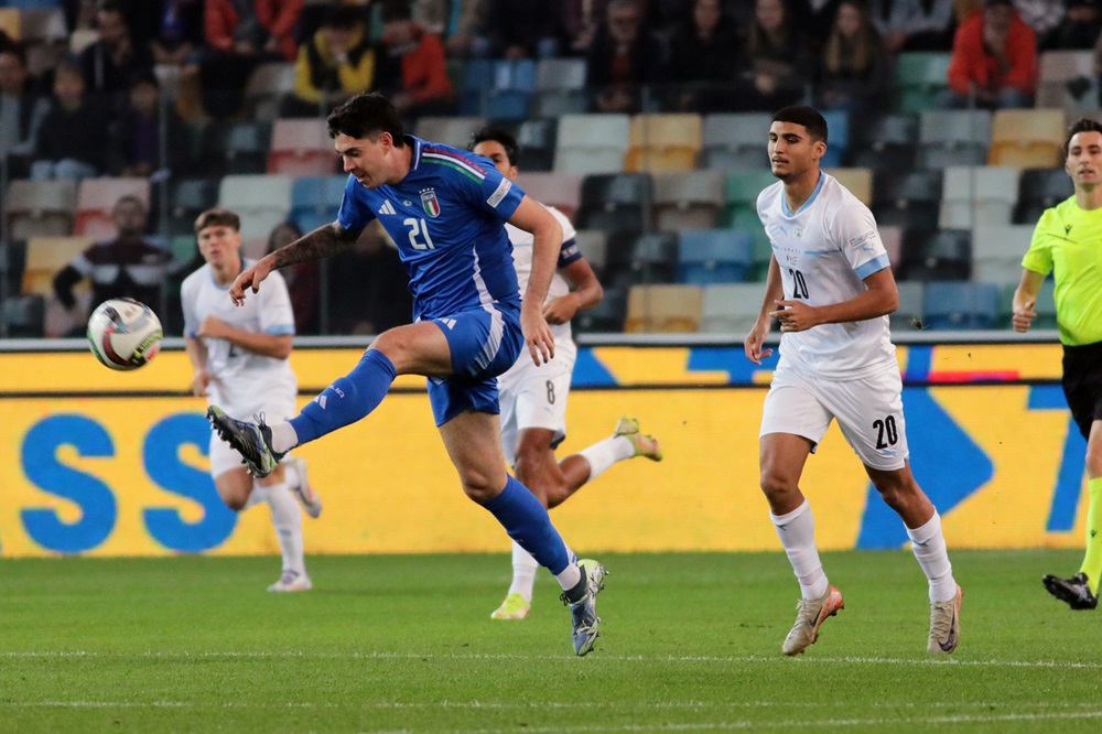 Calcio, l’Italia liquida Israele per 4-1 ad Udine ed ipoteca i quarti di Nations League