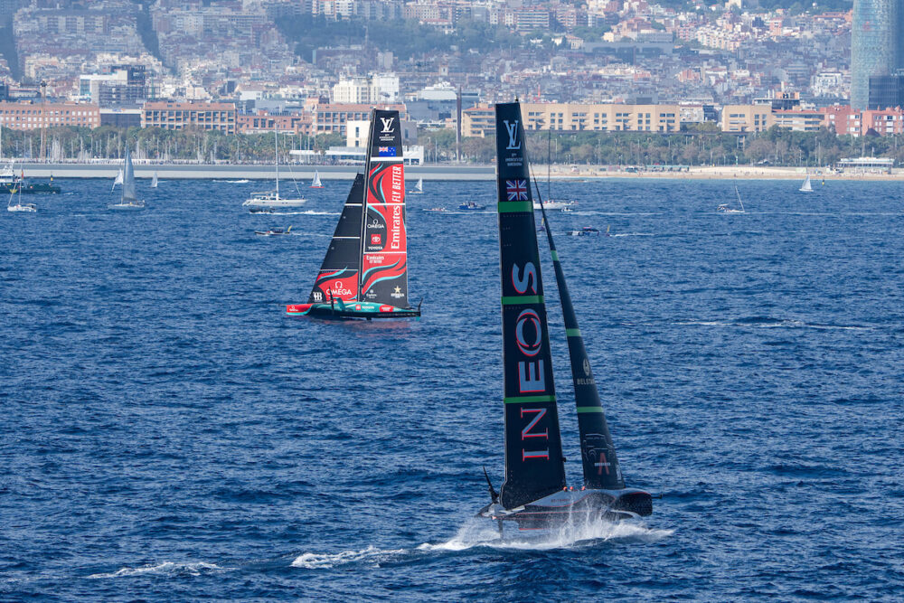 Ineos Britannia accorcia ancora in America’s Cup: 2 4! Ben Ainslie mette paura a New Zealand