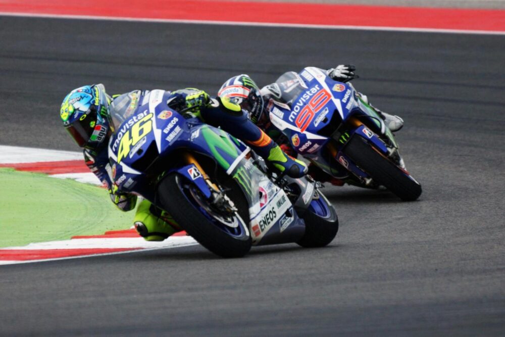 Valentino Rossi e Jorge Lorenzo