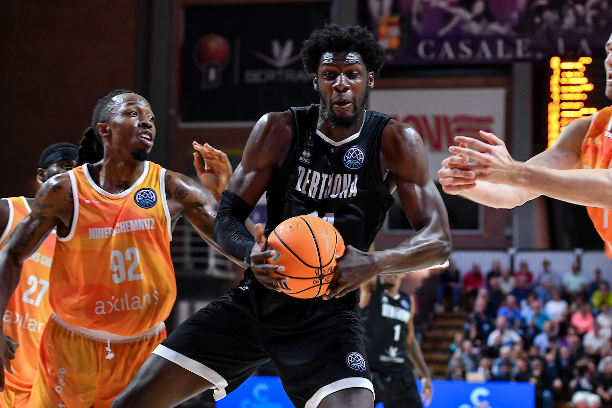 Basket, la Bertram Tortona debutta in Champions League con una vittoria interna contro i tedeschi del Chemnitz