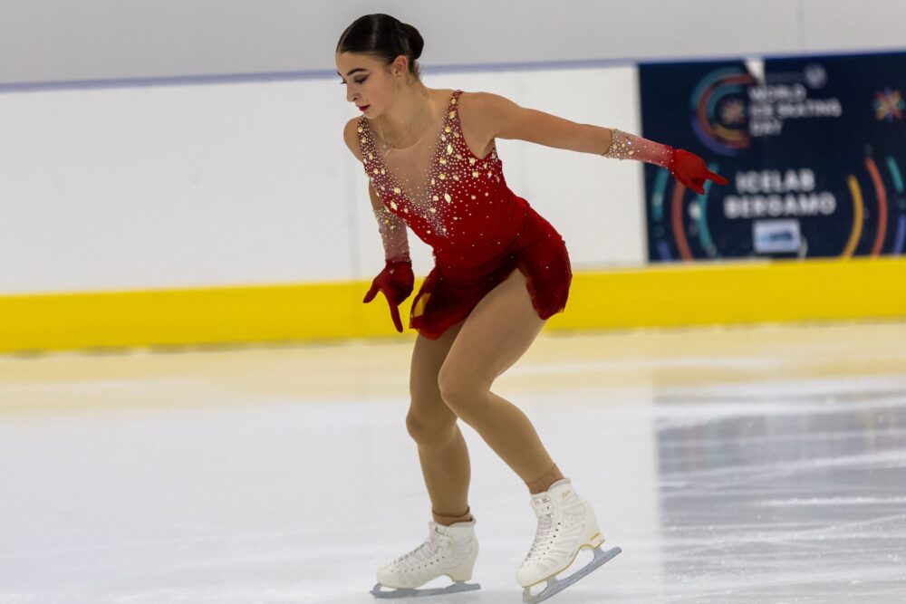 Pattinaggio artistico, Pezzetta si supera ed è terza nello short program al Junior Grand Prix di Lubiana