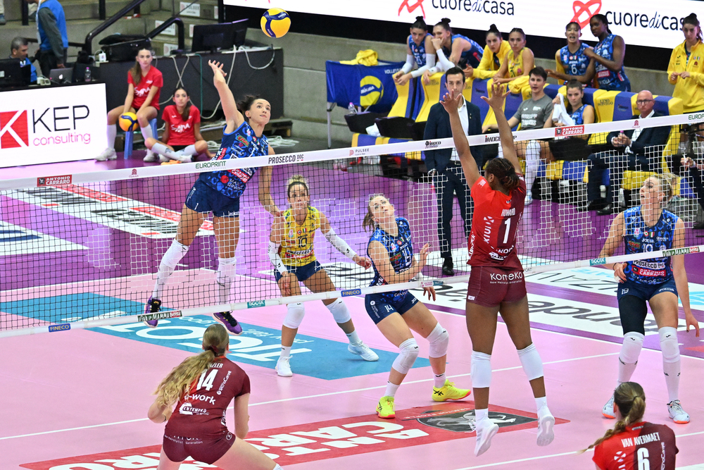 Volley femminile, Conegliano e Scandicci rispondono a Milano: quartetto in testa alla Serie A1